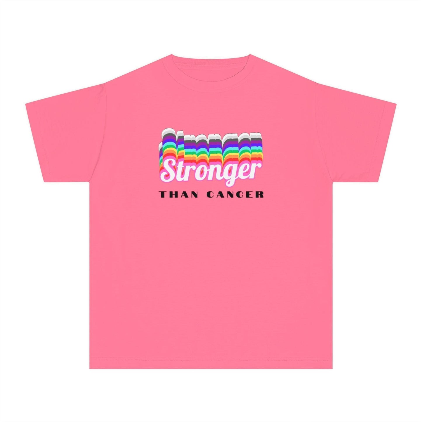 💪 Stronger Than Cancer 🎗️ Youth Midweight Tee ✨ - Whippie's