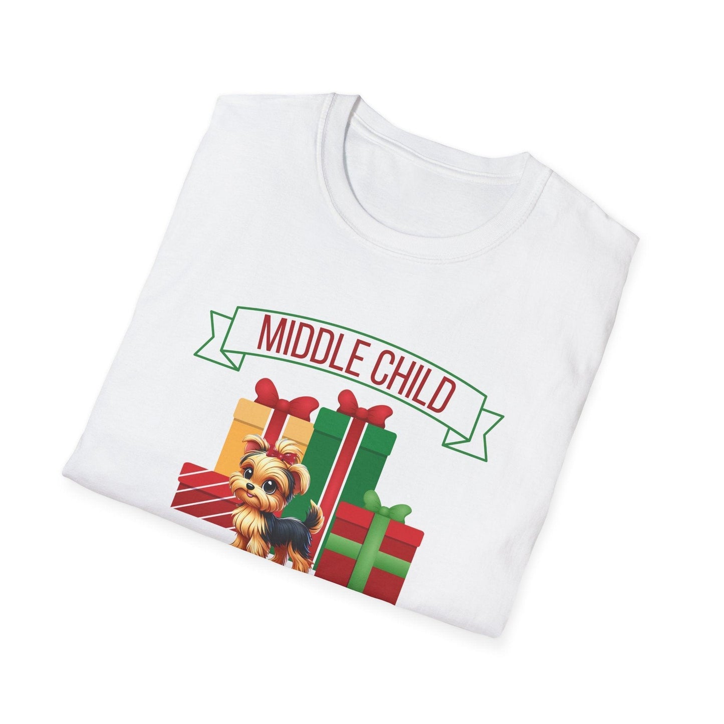 Middle Child, The Favorite 🎁🐶 Yorkie - Unisex Tee! 🎁👑 - Whippie's
