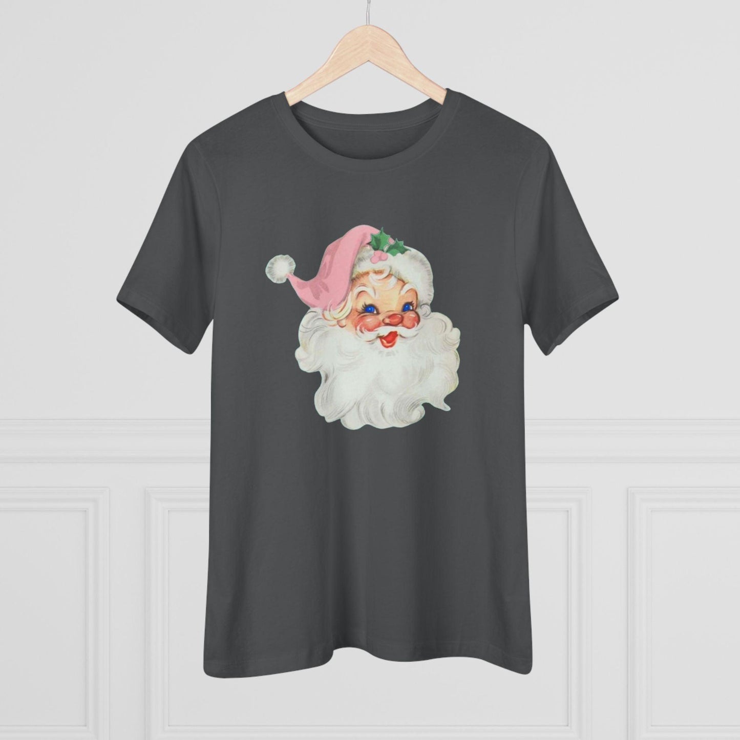 Blue-Eyed Santa Tee - Santa's Got the Blues (and We Love It!) 💙🎅 - Women's Softstyle Tee - Whippie's