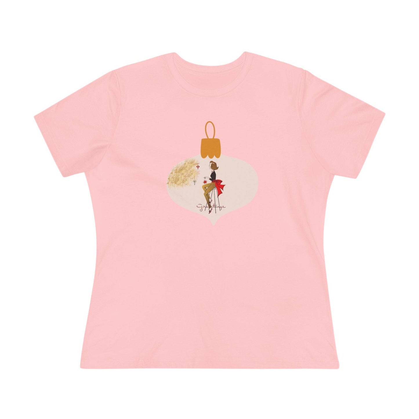 Retro Tree Decorating - Women's Tee - Whippie's