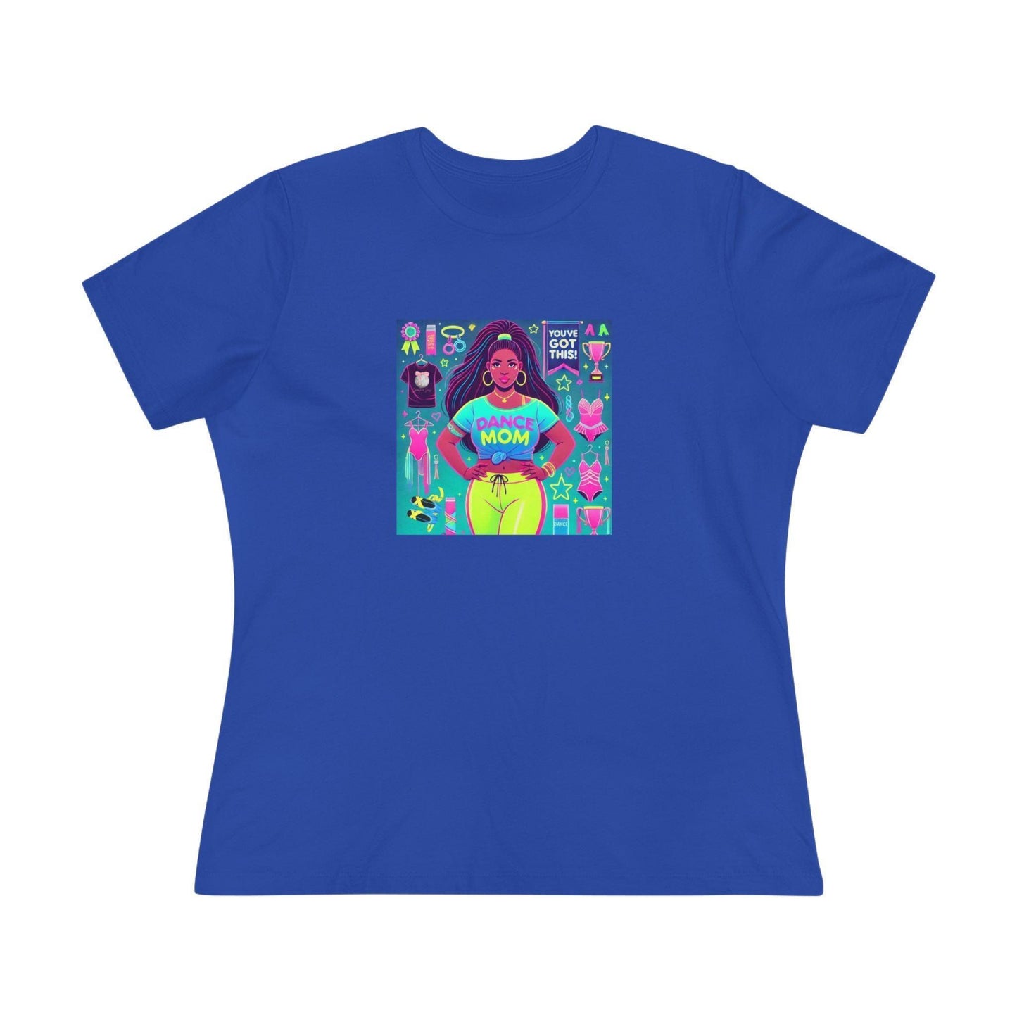 Dance Mom: You've Got This - Darker Skin Tone Mom - Curvy - Women's Softstyle Tee - Whippie's