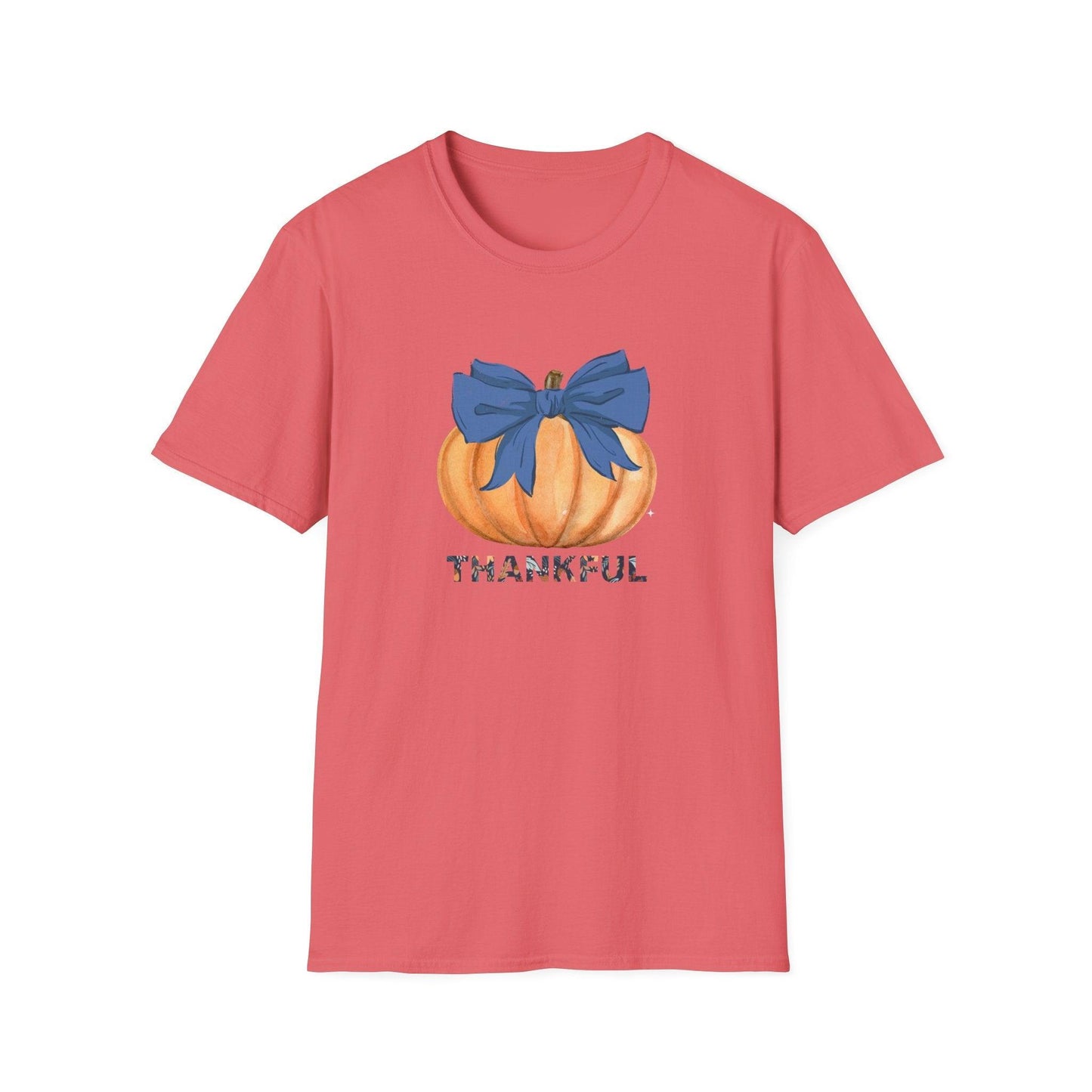 Thankful Pumpkin Tee - A Heart Full of Gratitude! 🧡💙 Unisex Tee - Whippie's