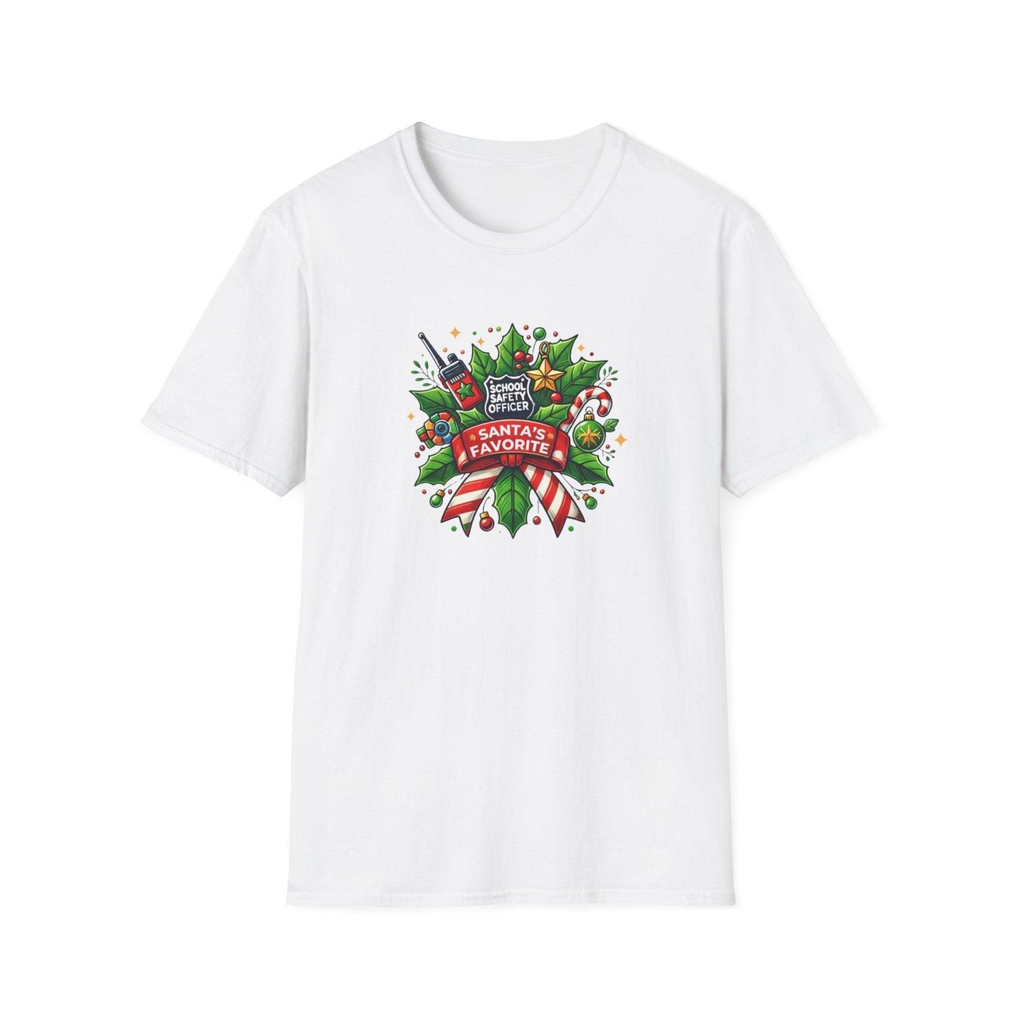 Santa's Favorite School Safety Officer Unisex Tee 🚨🎅 - Whippie's