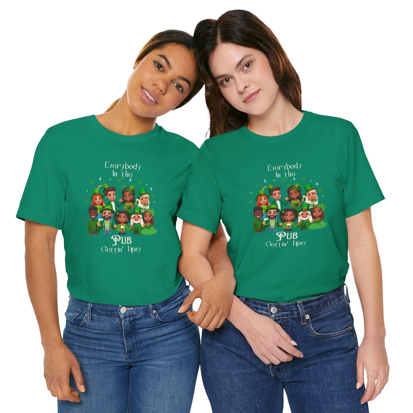 "Everybody in the PUB Gettin' Tipsy" Unisex Jersey Tee - Whippie's