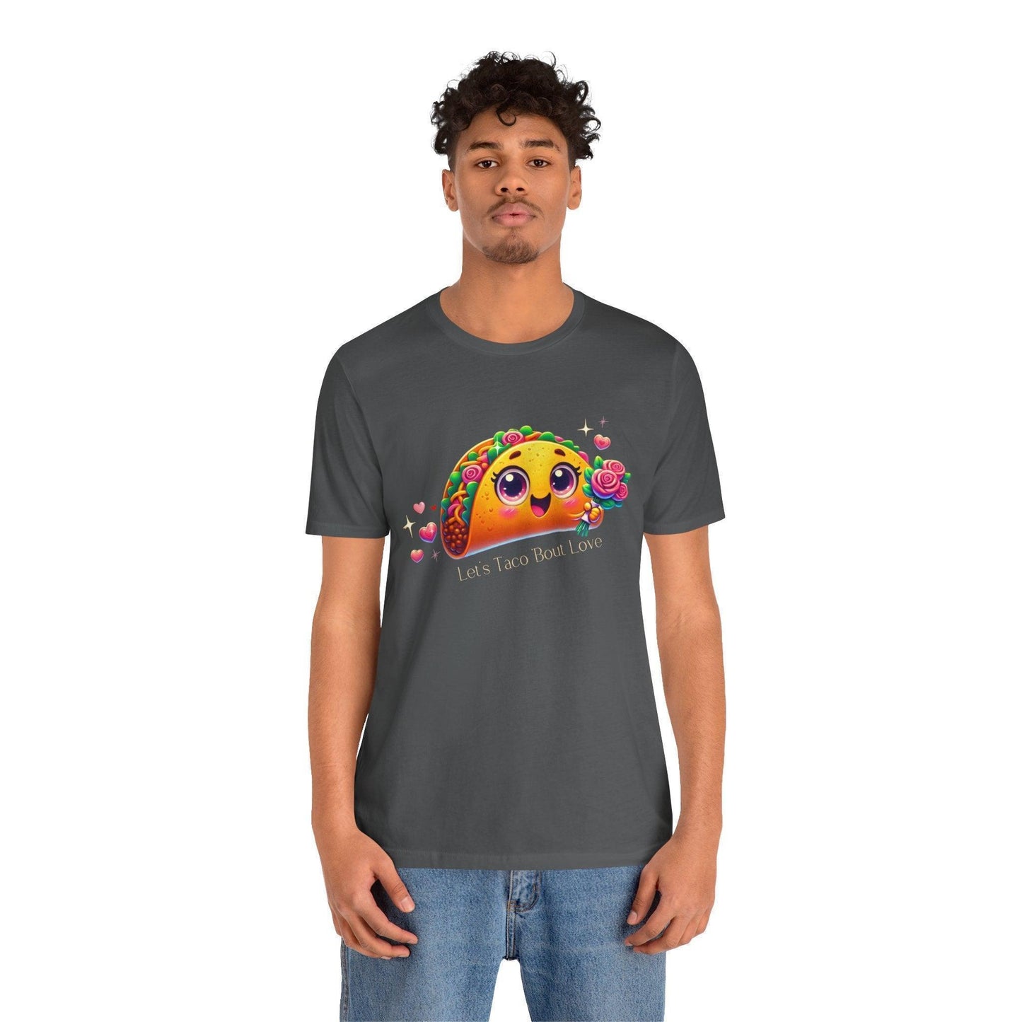 🌮 Let's Taco 'Bout Love 💖 Unisex Jersey Tee ✨ Spread the love this Valentine's Day! - Whippie's
