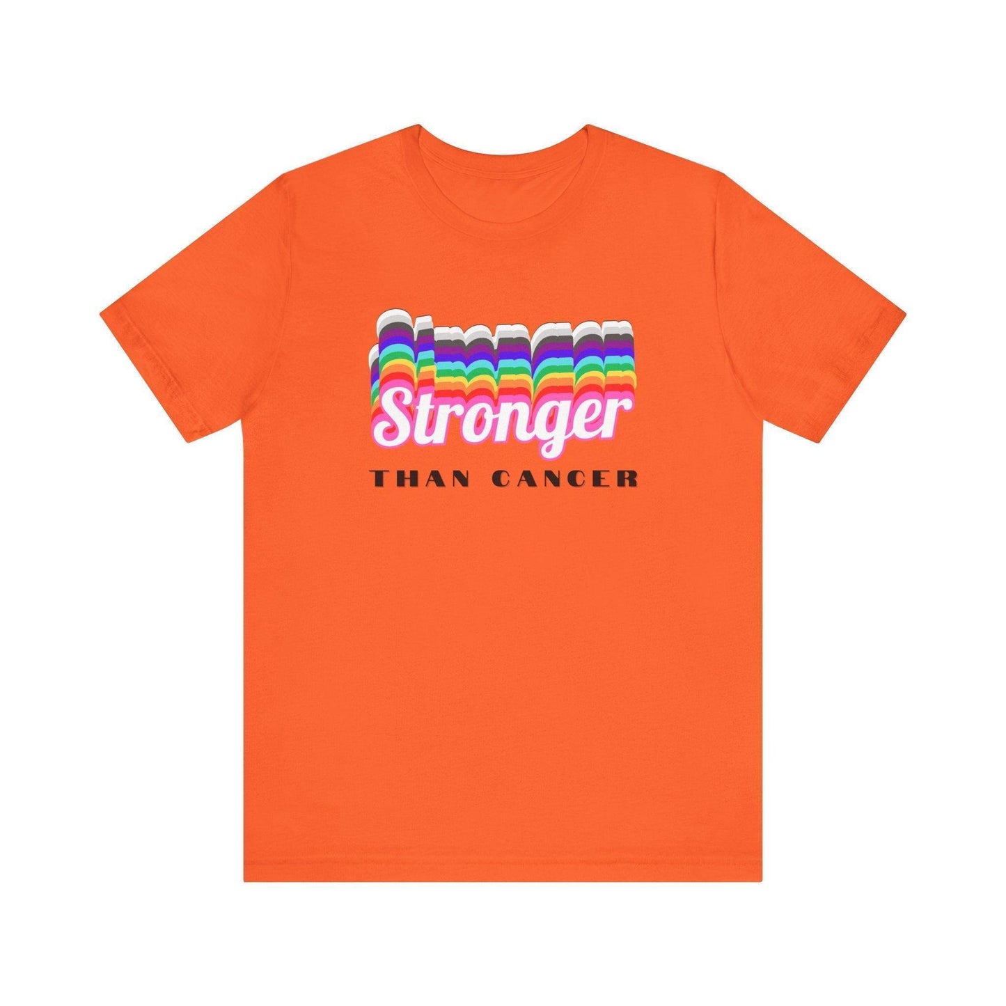 💪 Stronger Than Cancer 🎗️ Unisex Jersey Tee ✨ Show your support, wear your strength. - Whippie's