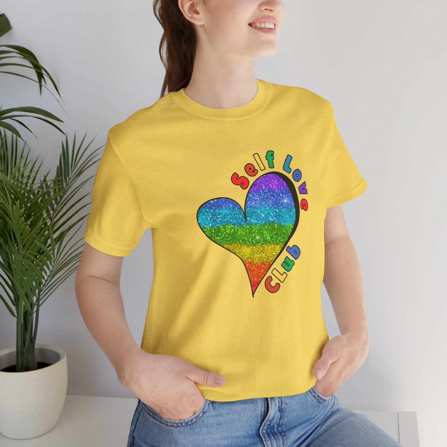 ❤️🔥 Self Love Club 🌈 Unisex Tee ✨ Join the club, love yourself! - Whippie's