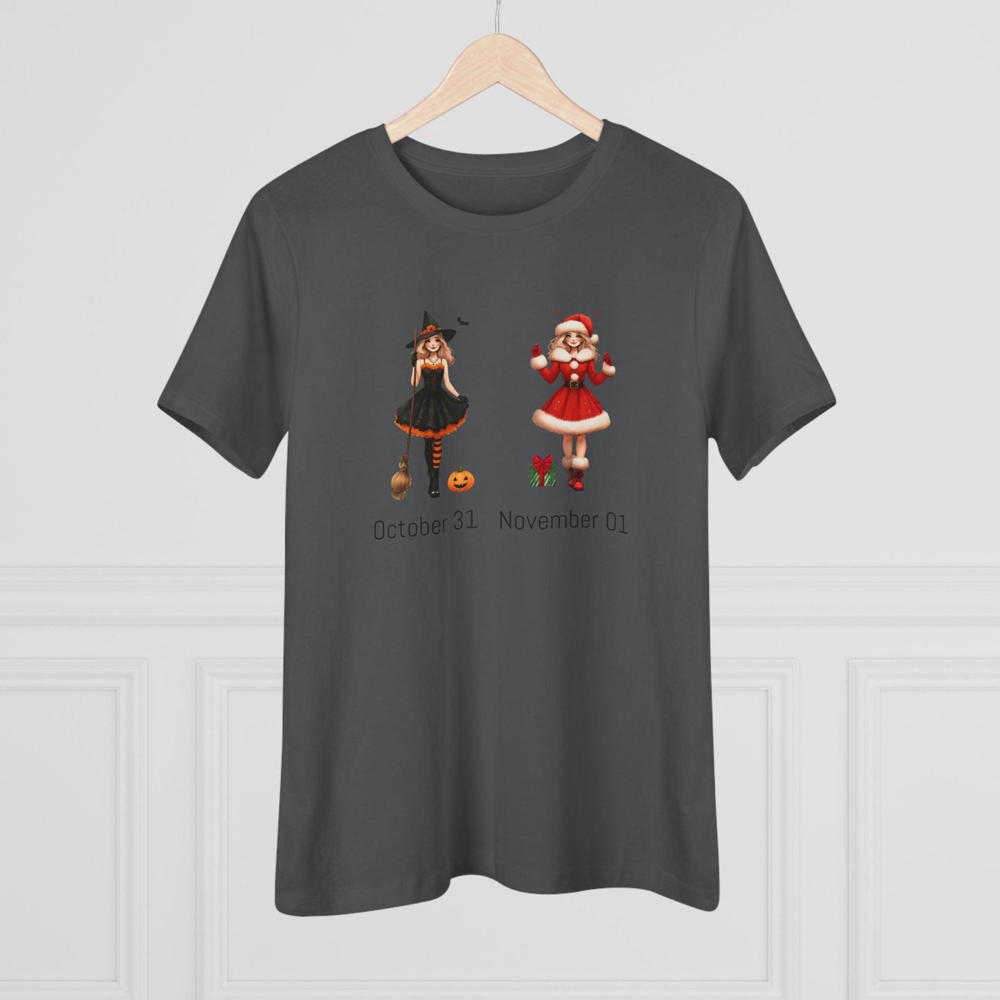 From Halloween to Holidays Women's Softstyle Tee 🎄🎃 - Whippie's