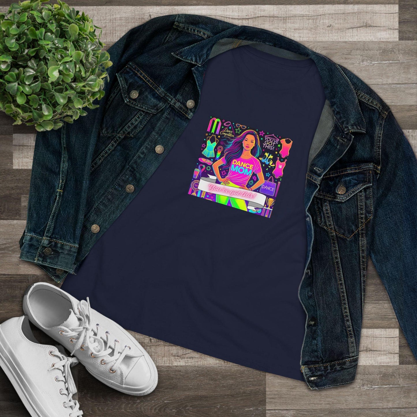 You've Got This! Dance Mom (Young Asian Mom) - A Sparkling Performance ⭐️- Women's Softstyle Tee - Whippie's