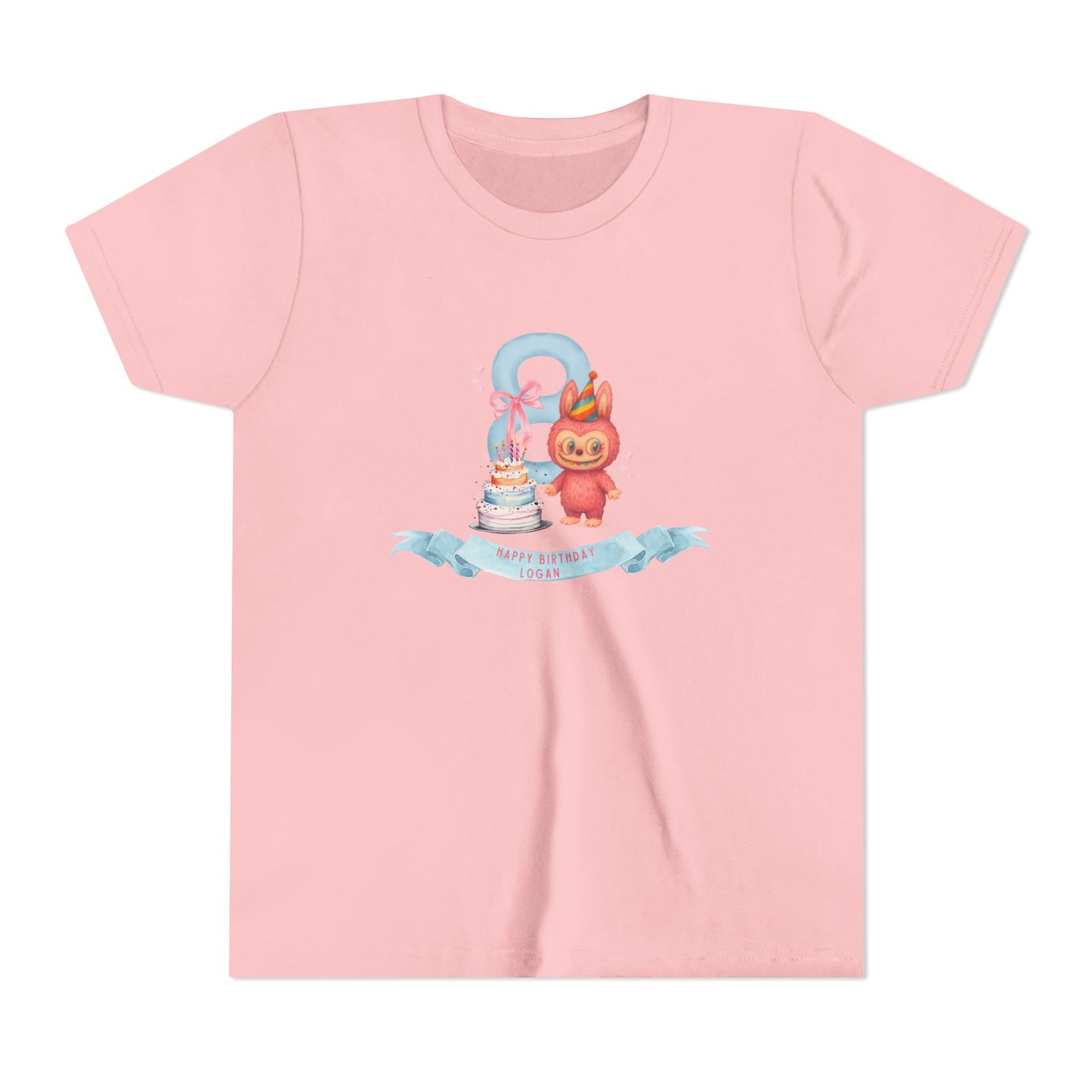 Labubu Birthday Youth Tee - Personalizable - Whippie's