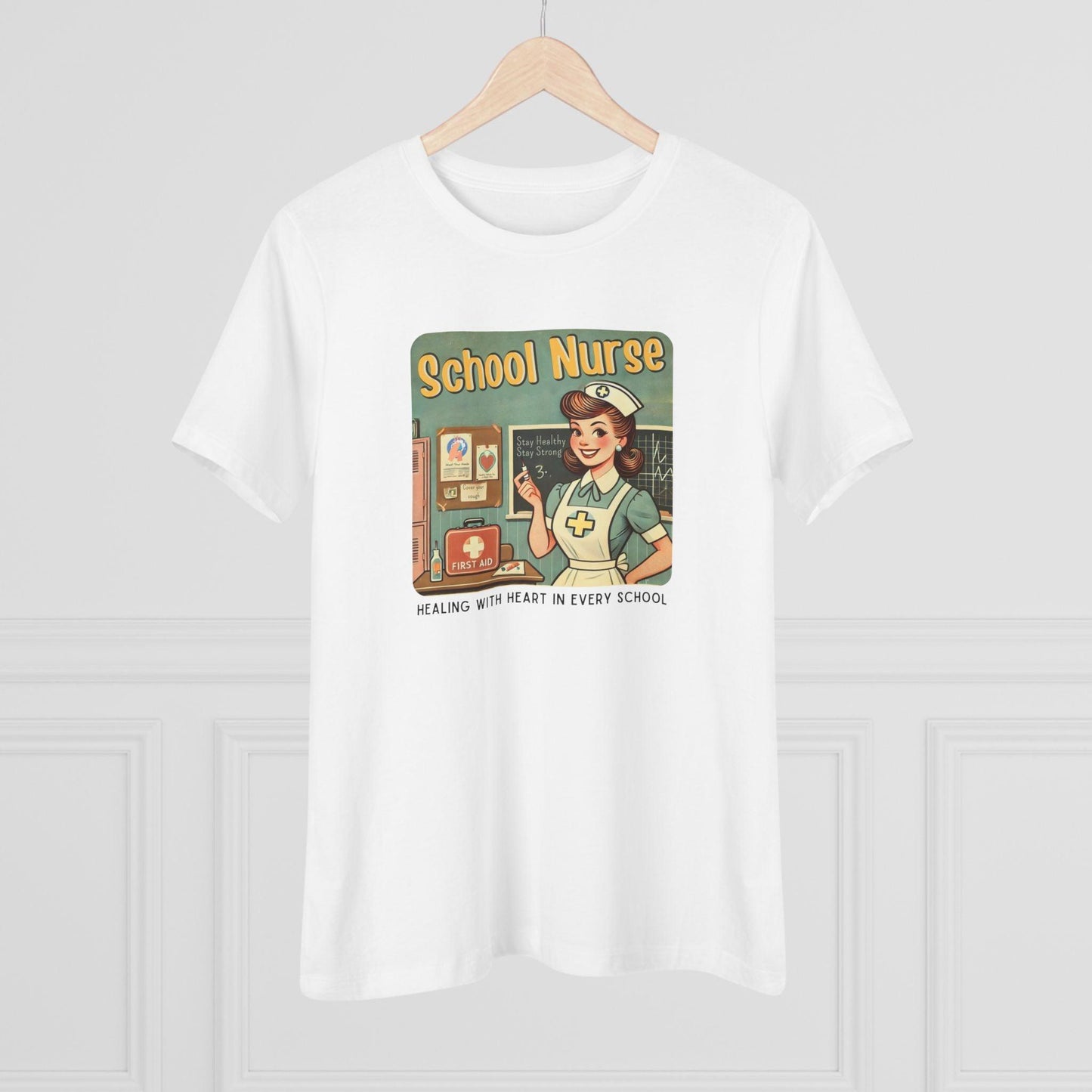 School Nurse Hero Tee - Healing with Heart in Every School 🩺❤️ - Whippie's