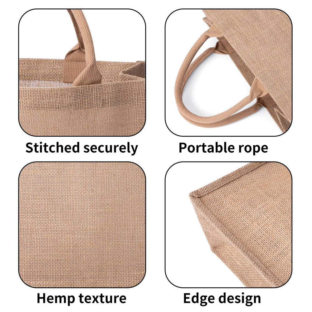 Boots, Class, & A Little Sass Jute Burlap Tote Bag