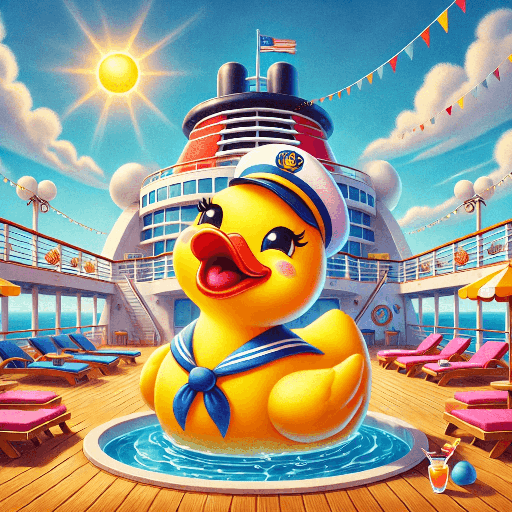 Duck on the Loose! Hilarious Cruise Ship Hide-and-Seek 🛳️ Kid's Tee 🐤 - Whippie's