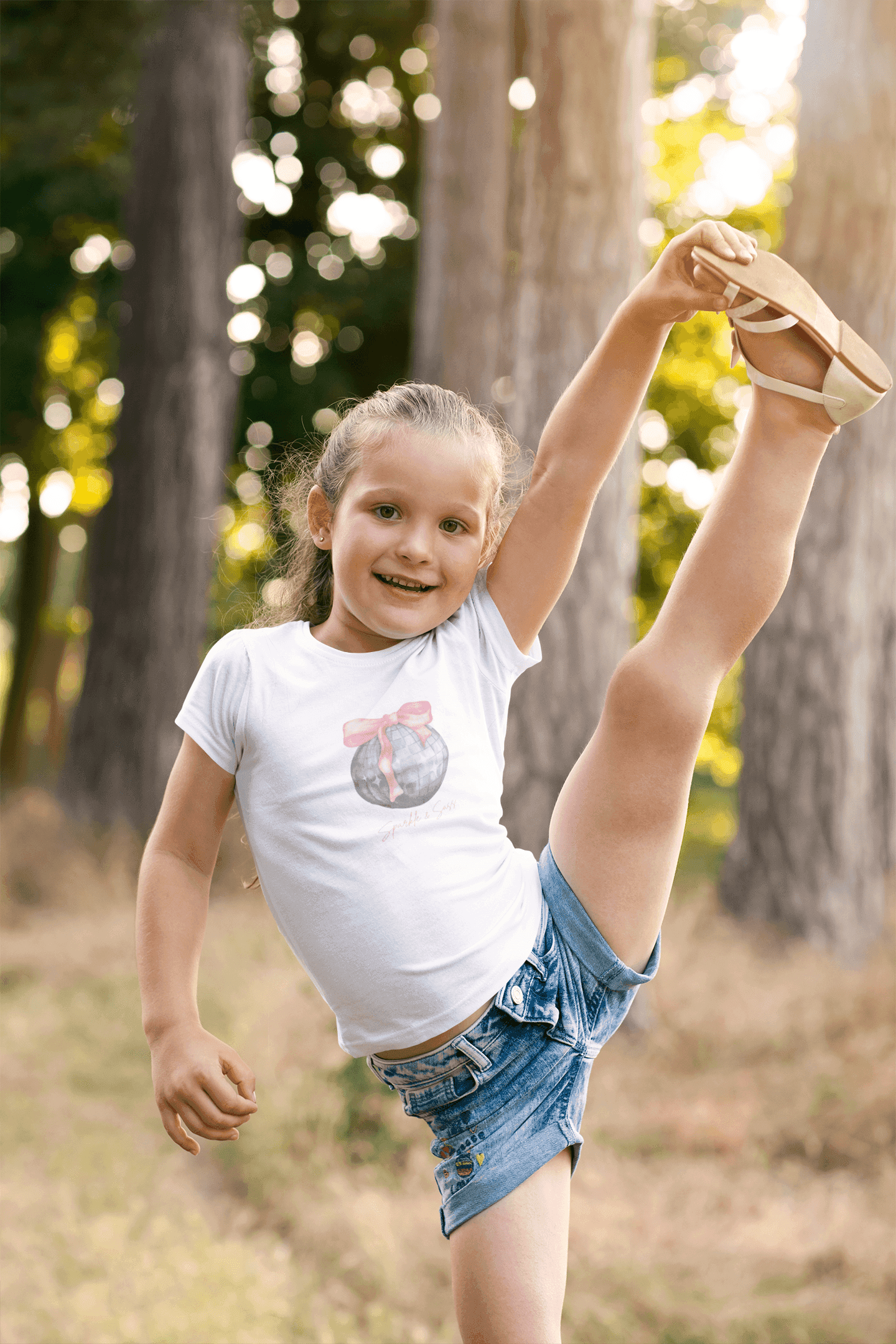 Sparkle and Sass: Youth Short Sleeve Tee - Whippie's