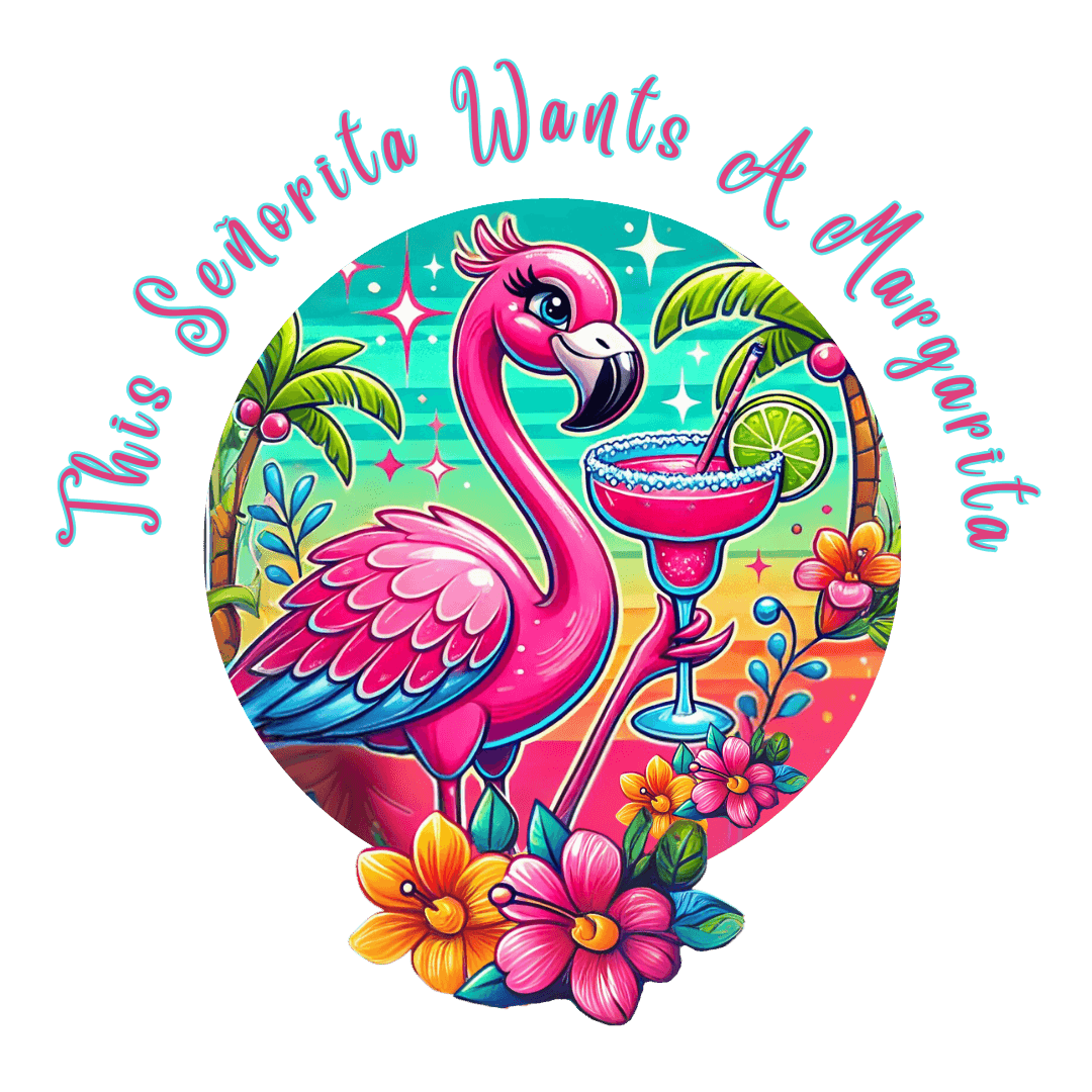This Señorita Wants a Margarita - Women's Cotton Tee 🦩🍹 - Whippie's