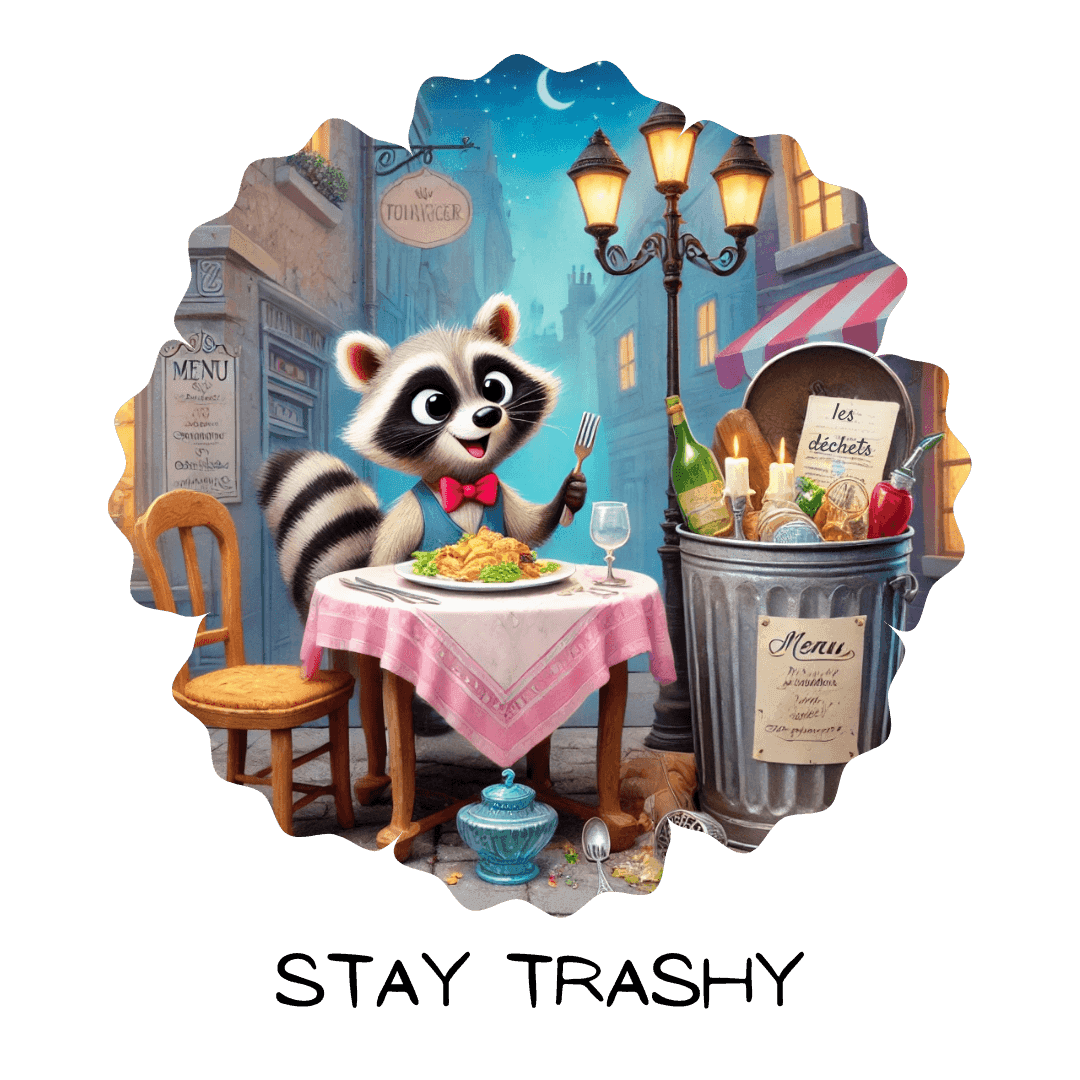 Stay Trashy! 🦝 🗑️ Unisex Tee - Comfort Colors ✨ - Whippie's