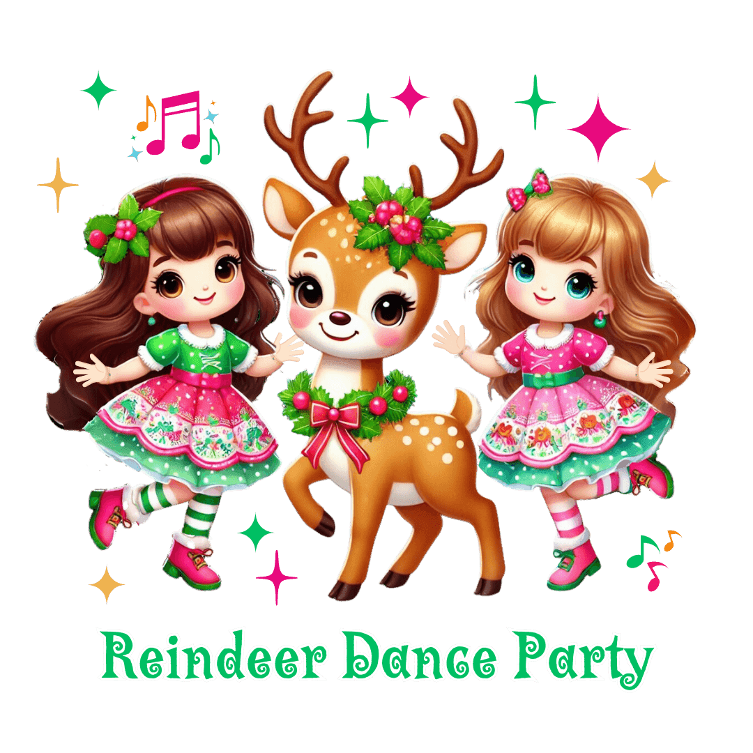 Reindeer Dance Party 🦌 Unisex Fleece Sweatshirt 🎄🎁 - Whippie's