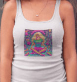 Dance Mom: You've Got This - Blonde Mom - Sitting - Women's Flowy Racerback Tank - Whippie's