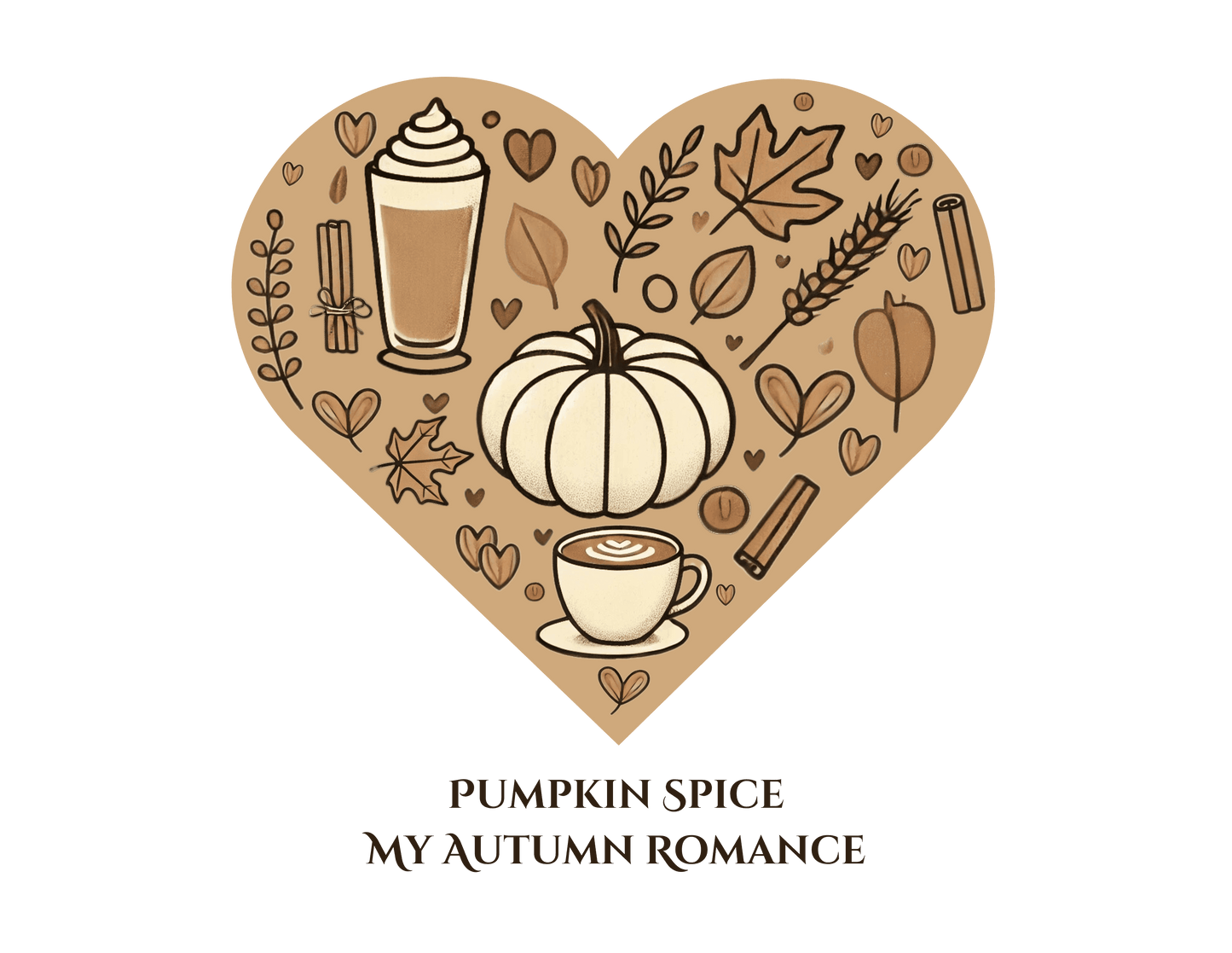 Pumpkin Spice My Autumn Romance - Women's Softstyle Tee - Whippie's