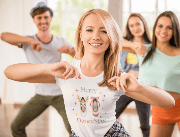 🩰 Merry DanceMAS 🎄 Women's Tee ✨ - Whippie's