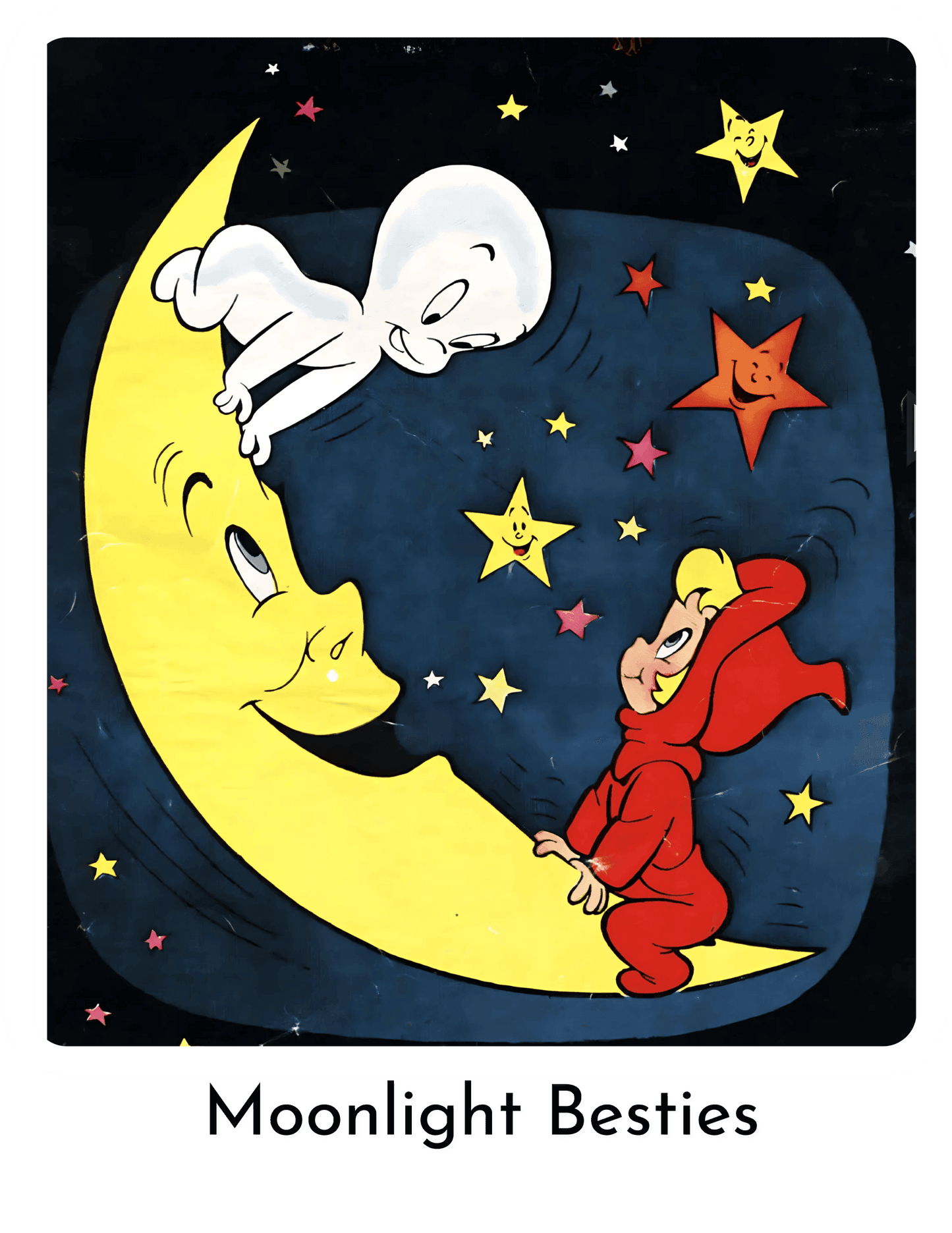 Moonlight Besties - Unisex Jersey Short Sleeve V-Neck Tee - Whippie's