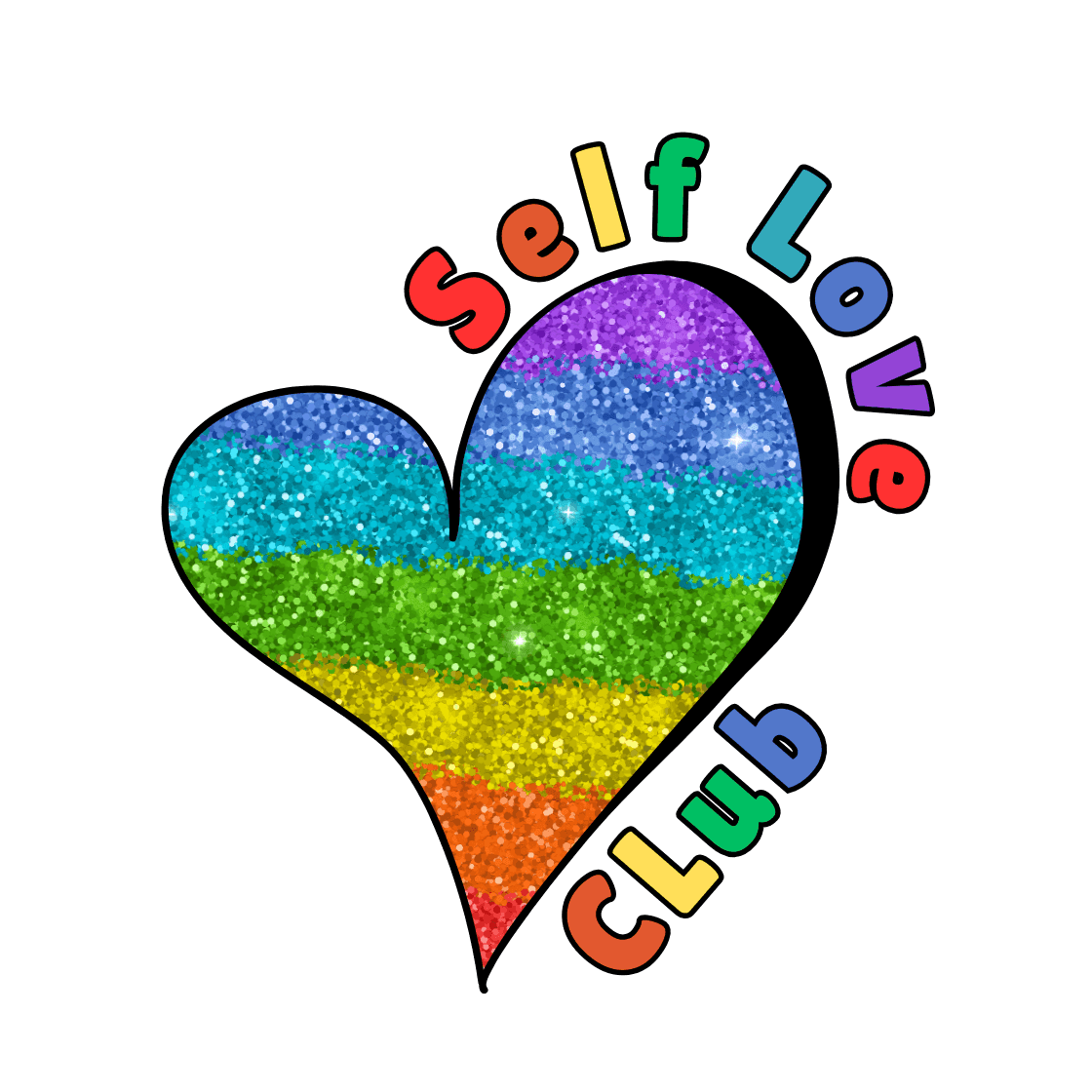❤️🔥 Self Love Club 🌈 Unisex Tee ✨ Join the club, love yourself! - Whippie's