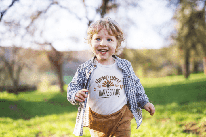 Thanksgiving Friend Crew - Infant Fine Jersey Bodysuit - Whippie's