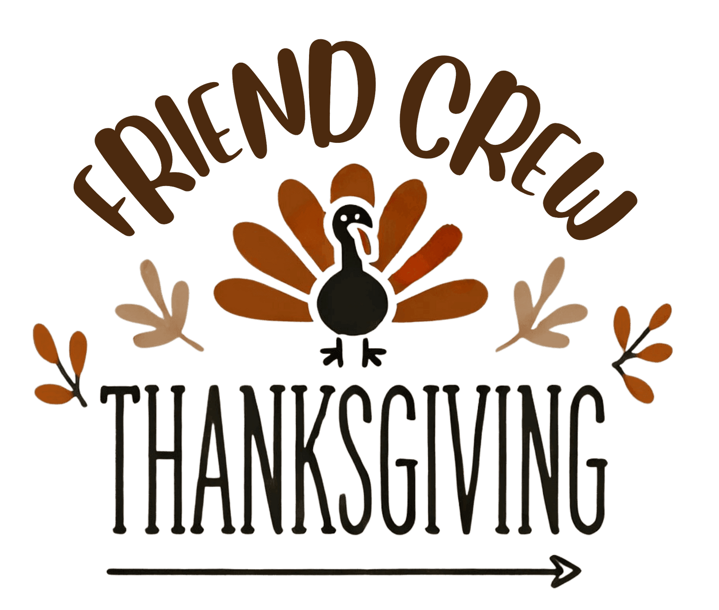 Thanksgiving Friend Crew - Kids Softstyle Tee - Whippie's