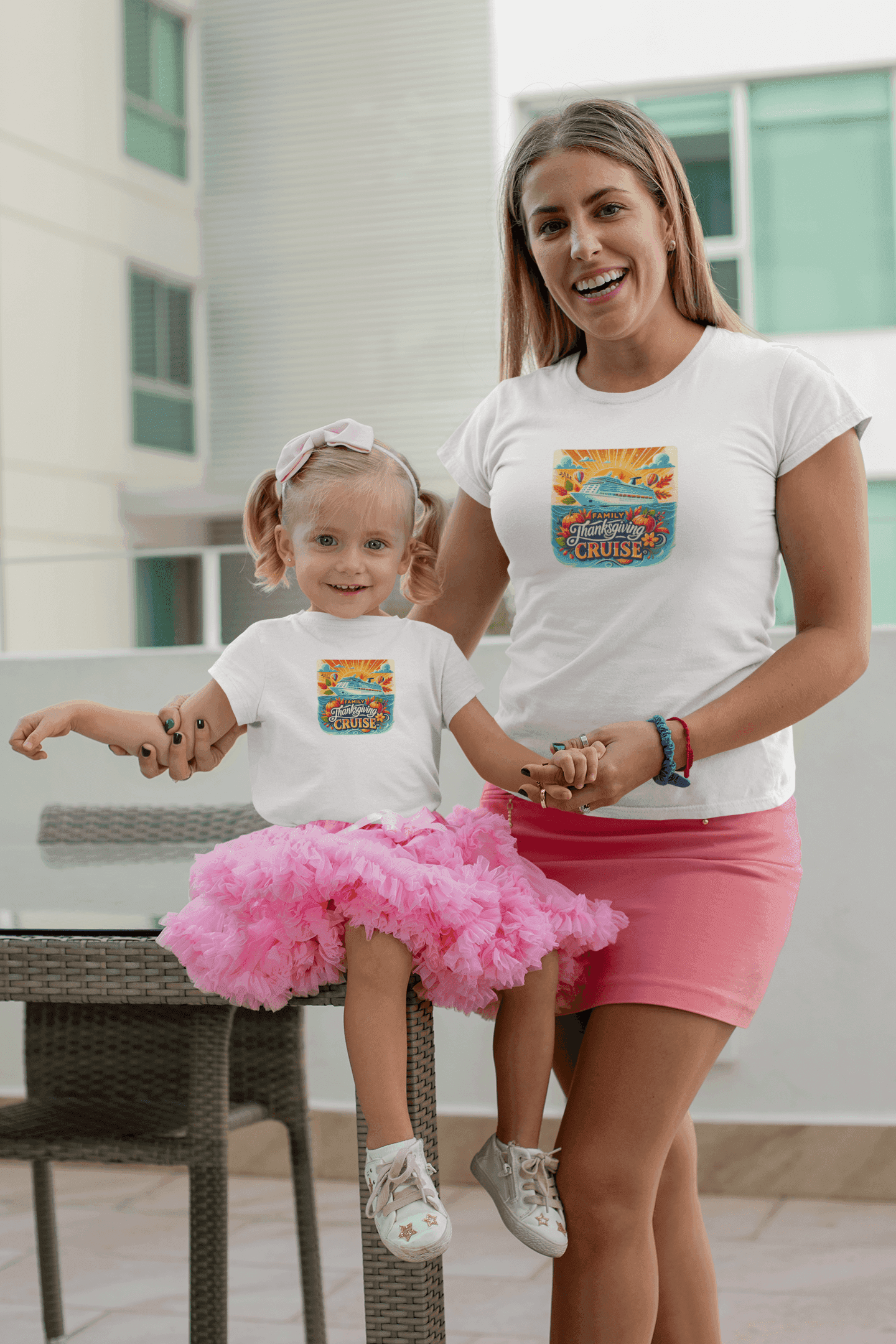 Family Thanksgiving Cruise - Kids Softstyle Tee - Personalizable - Whippie's
