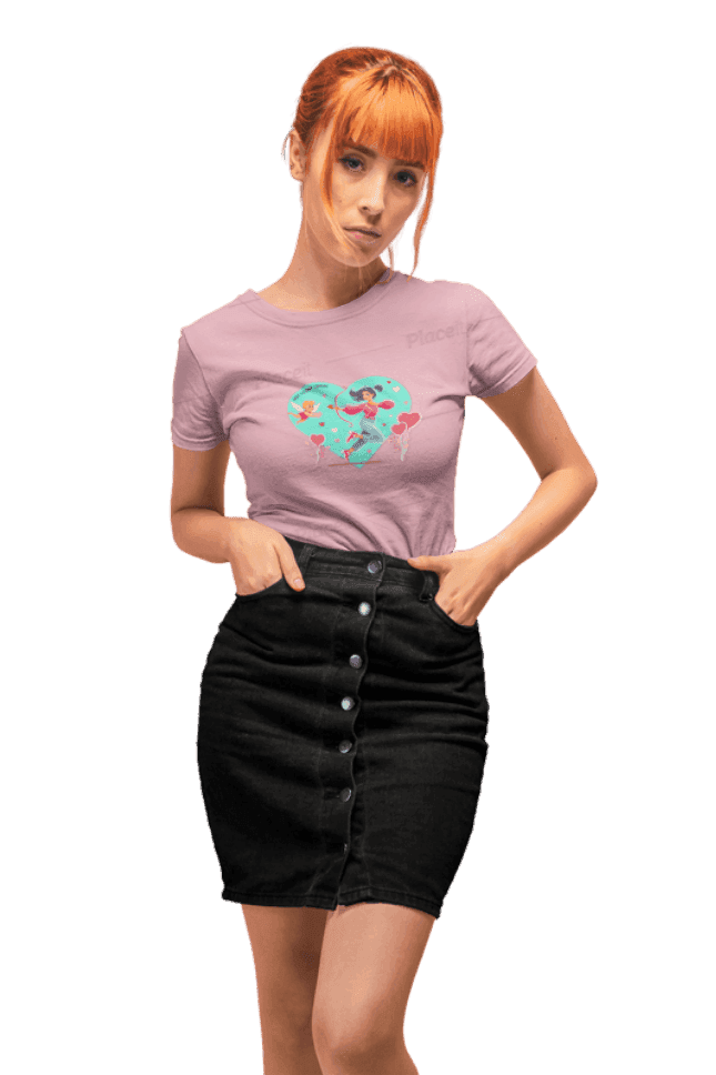 💖 Not Today Cupid! 💘 Women's Boyfriend Tee ✨ Love on your own terms! - Whippie's