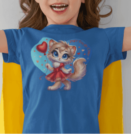 💖 Purr-fectly Cute 😻 Kids Softstyle Tee ✨ Adorable style for your little sweetheart! - Whippie's
