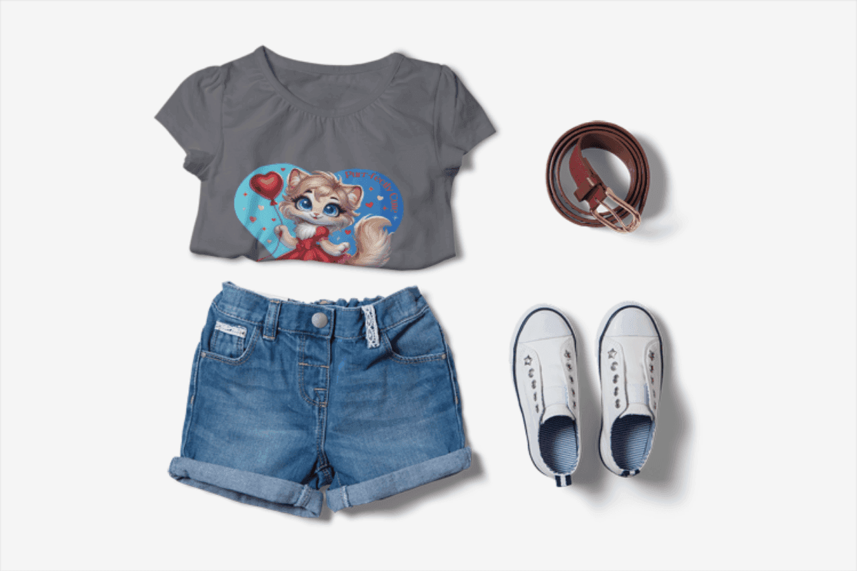 💖 Purr-fectly Cute 😻 Kids Softstyle Tee ✨ Adorable style for your little sweetheart! - Whippie's