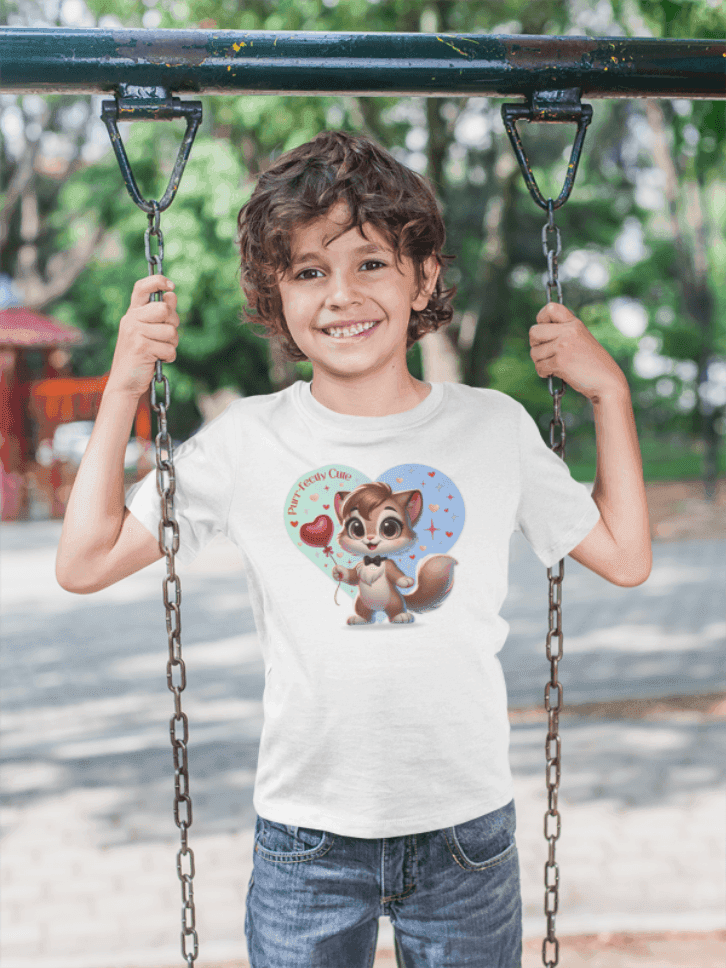 💙 Purr-fectly Cute😻 Kids Softstyle Tee ✨ Dapper style for your little man! - Whippie's