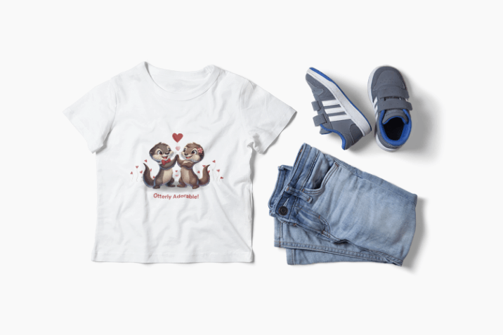 Otterly Adorable Toddler T-Shirt - Cuteness Overload! 💖🦦 - Whippie's