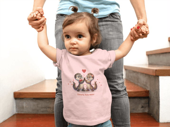 Otterly Adorable Toddler T-Shirt - Cuteness Overload! 💖🦦 - Whippie's