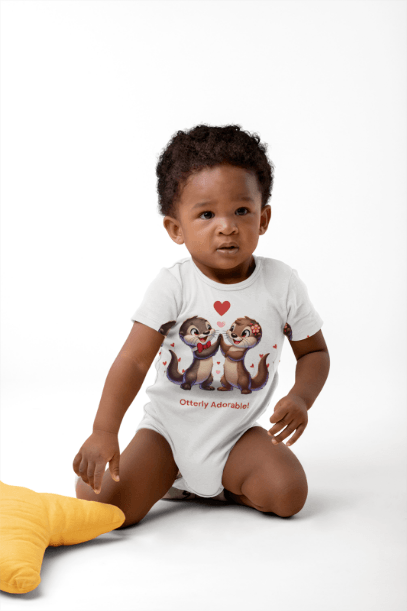 Otterly Adorable - Baby Onesie - Cuteness Overload! 💖🦦 - Whippie's