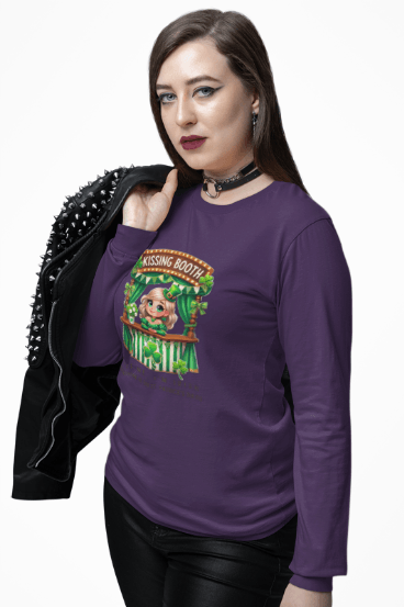 Kiss Me, I'm Irish - Everyone Is on St. Patrick's Day! 💋🍀 Unisex Ultra Cotton Long Sleeve Tee - Whippie's