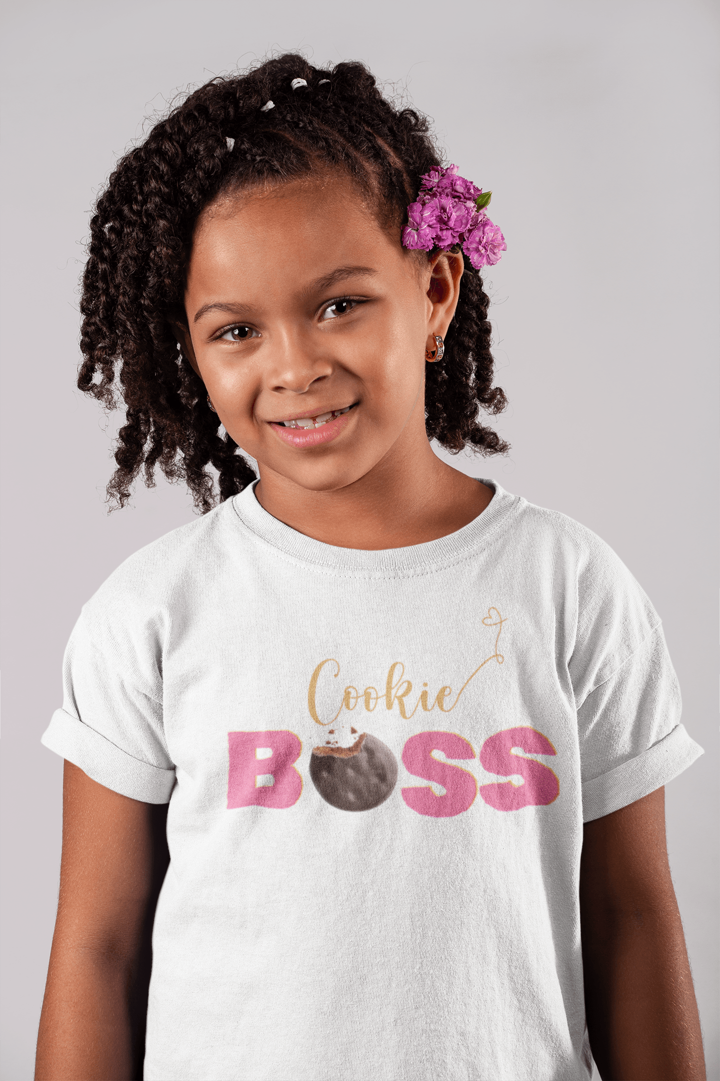 Cookie B🍪SS Youth Tee - Sweetest Job Ever! 🍪👑 - Whippie's