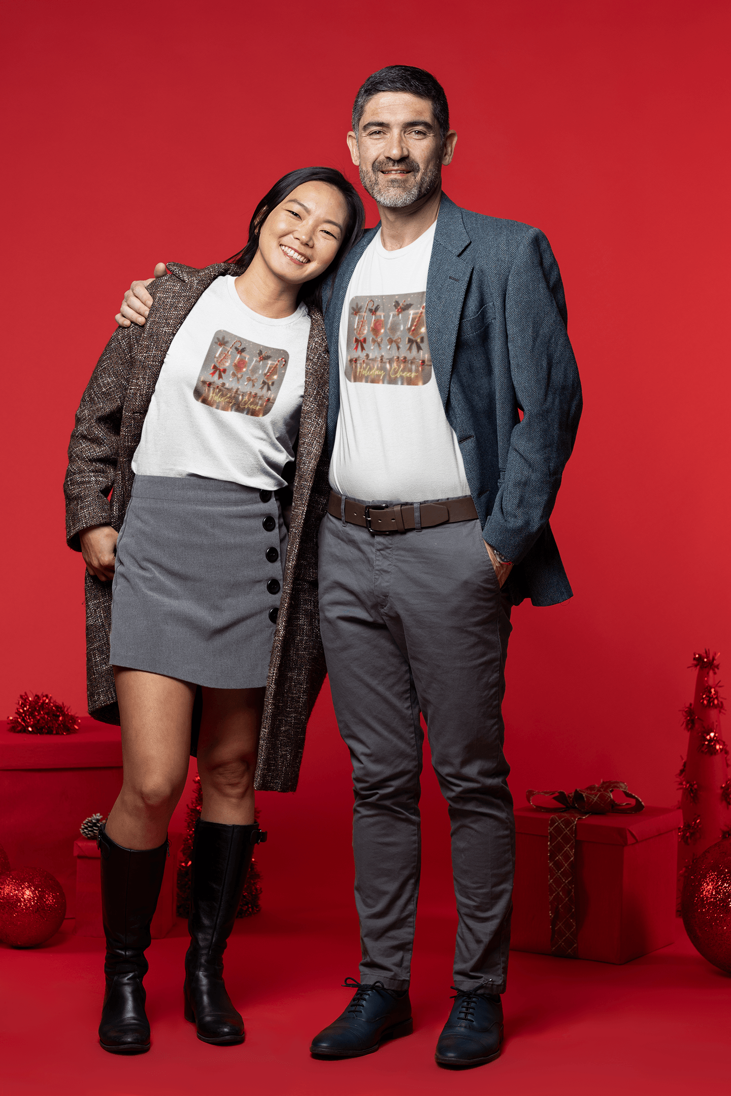 Holiday Cheer - Sip, Smile, Repeat 🥂🎄 - Women's Softstyle Tee - Whippie's
