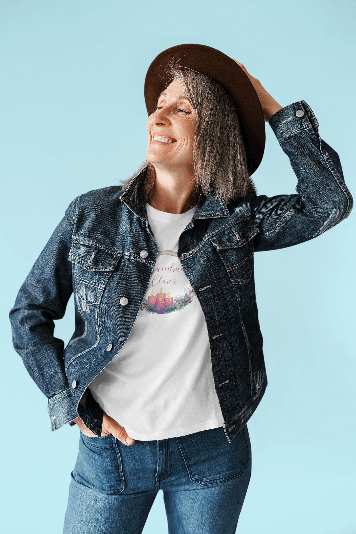 Grandma Claus Tee - Christmas Cheer! 🤶🎄 Women's Softstyle Tee - Whippie's