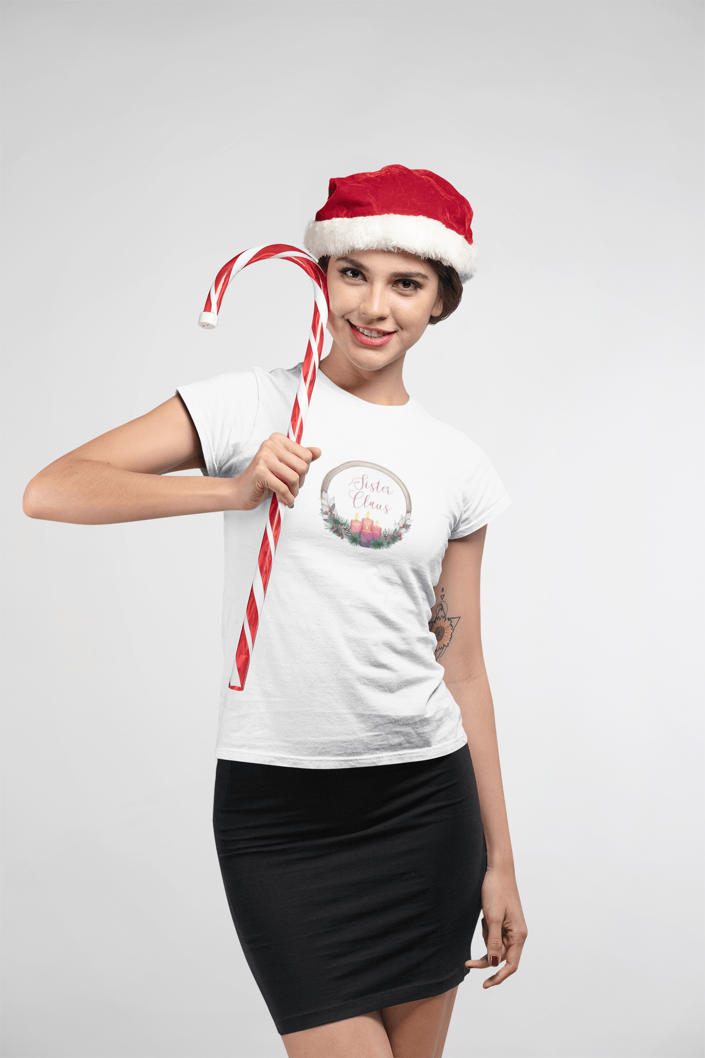 Sister Claus - Christmas Cheer! 🤶🎄 Women's Softstyle Tee - Whippie's