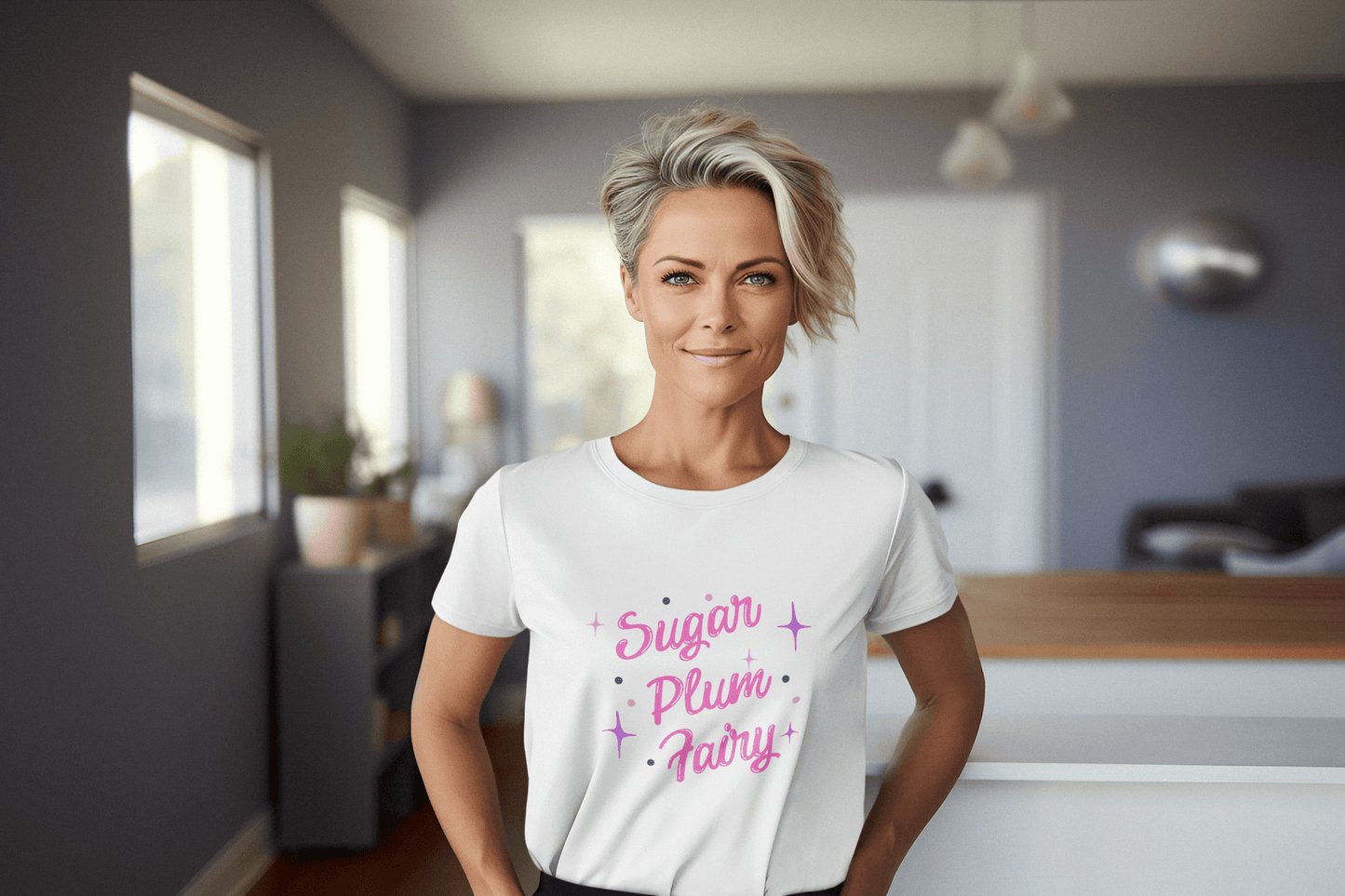 Sugar Plum Fairy - Dance Through the Holidays! ✨🩰 Women's Softstyle Tee - Whippie's