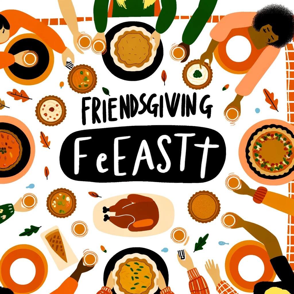 Friendsgiving Feast - Gather 'Round the Table šš¦ - Unisex T-Shirt - Whippie's