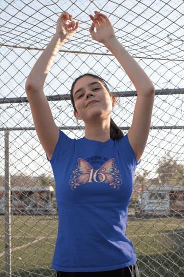 Spread My Wings at 16 - Soaring into a New Chapter 🦋 - Women's Softstyle Tee - Whippie's