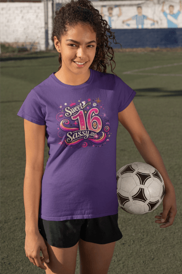 Sweet, Sassy, and 16 - Celebrate in Style! 🎉 - Women's Softstyle Tee - Whippie's