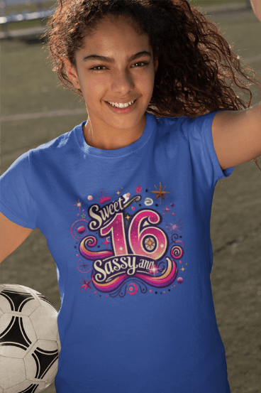 Sweet, Sassy, and 16 - Celebrate in Style! 🎉 - Women's Softstyle Tee - Whippie's