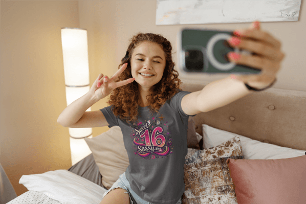 Sweet, Sassy, and 16 - Celebrate in Style! 🎉 - Women's Softstyle Tee - Whippie's