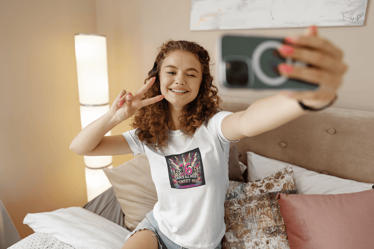 Dance All Night Sweet Sixteen - Party Time! 🎉 - Women's Softstyle Tee - Whippie's
