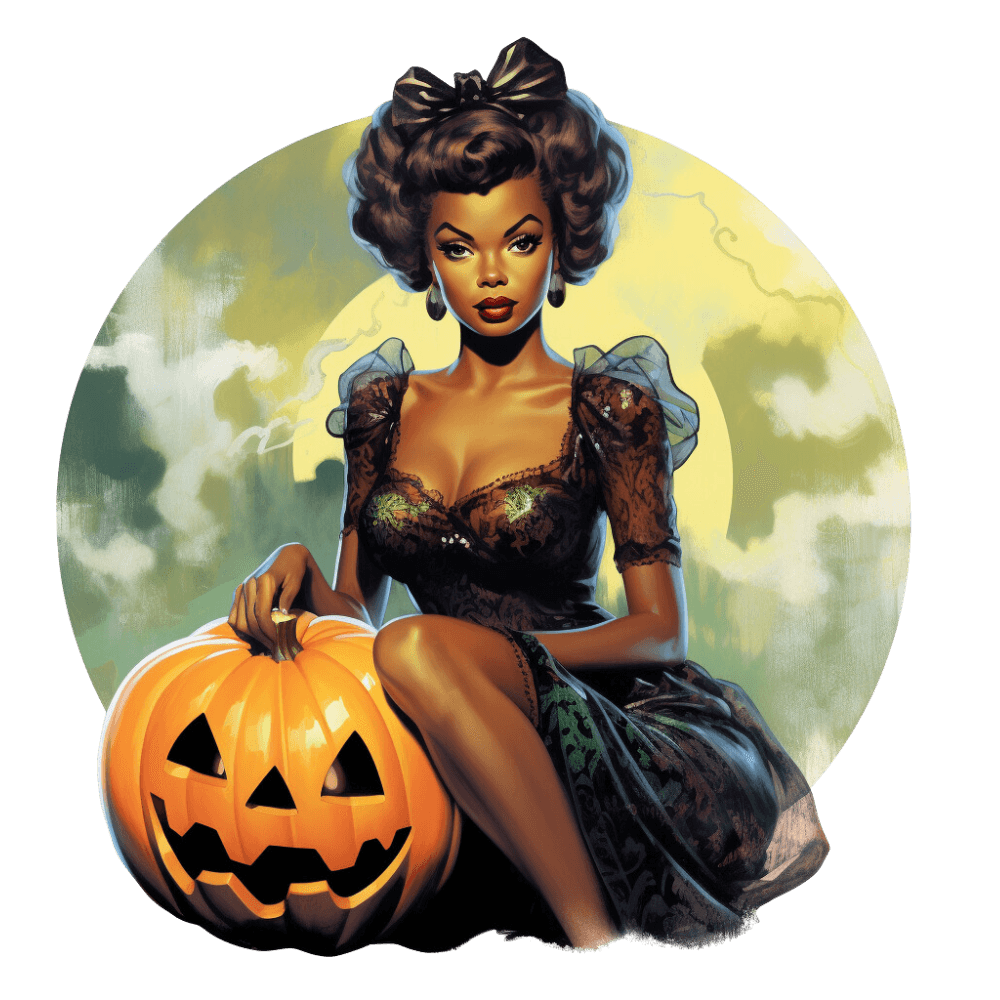 Vintage Halloween Glam Women's Favorite Tee - Spooky Chic! 🎃✨ - Whippie's