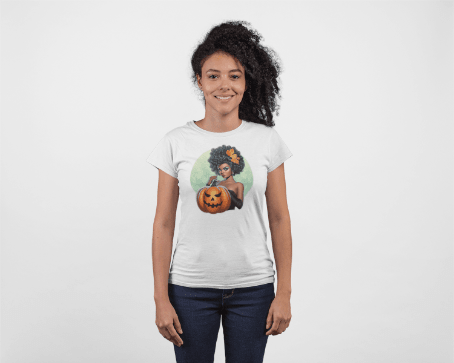 Vintage Halloween Beauty Women's Favorite Tee - Spooky Chic! 🎃✨ - Whippie's
